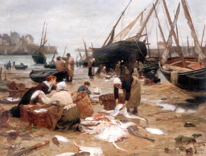 Victor Gabriel Gilbert Sorting the Fish
